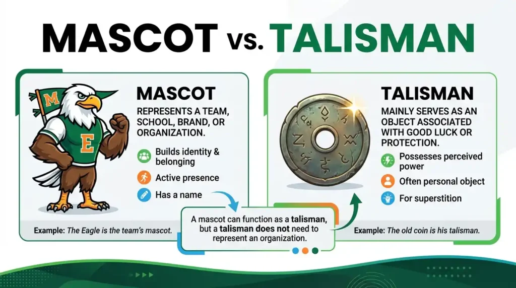 Mascot vs Talisman