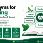 Synonyms for Begging