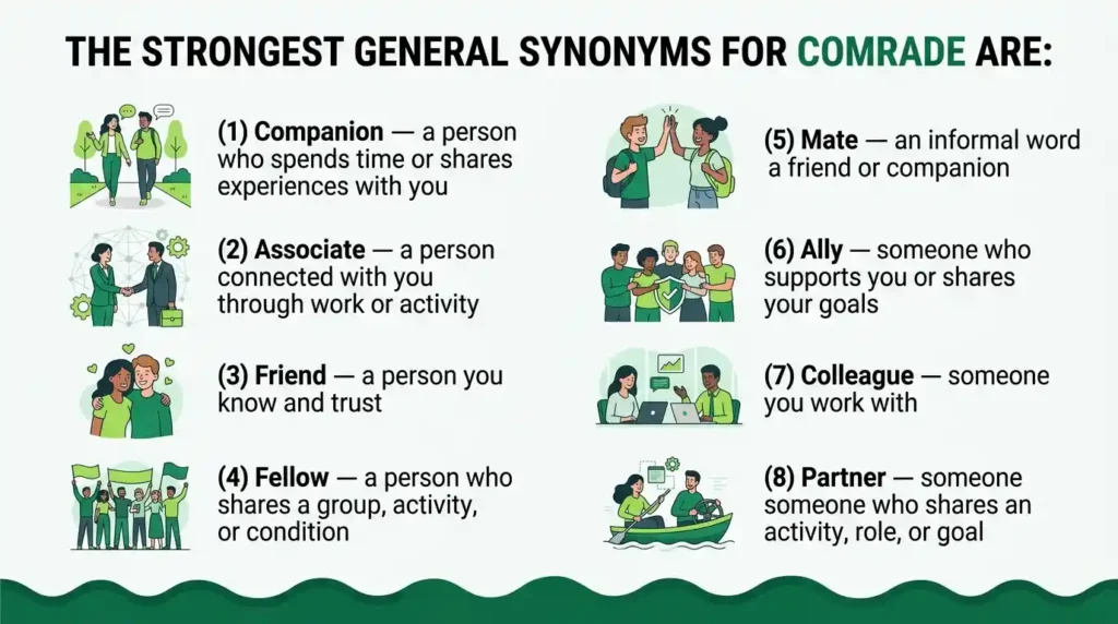 Synonyms for Comrade