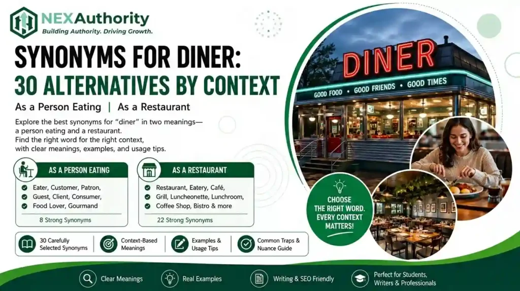 synonyms for diner