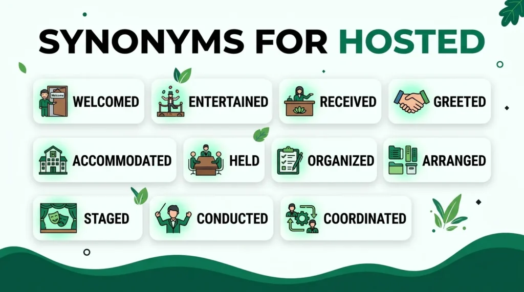Synonyms for Hosted