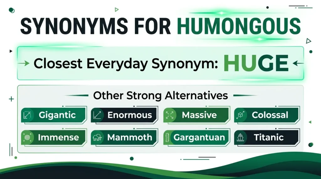 Synonyms for Humongous