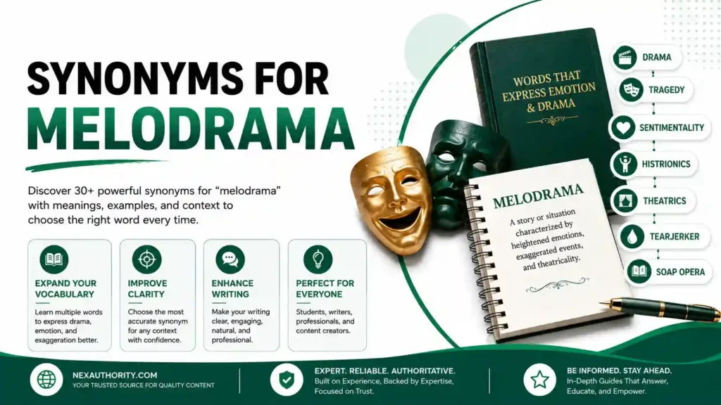 Synonyms for Melodrama