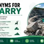 Synonyms for Quarry