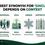 Synonyms for Singular