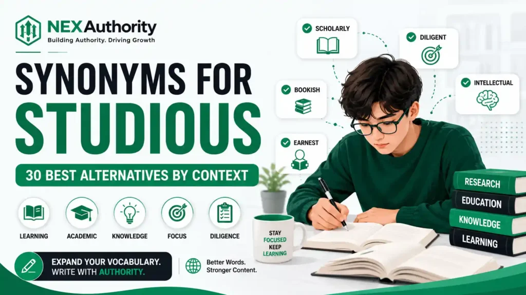 Synonyms for Studious