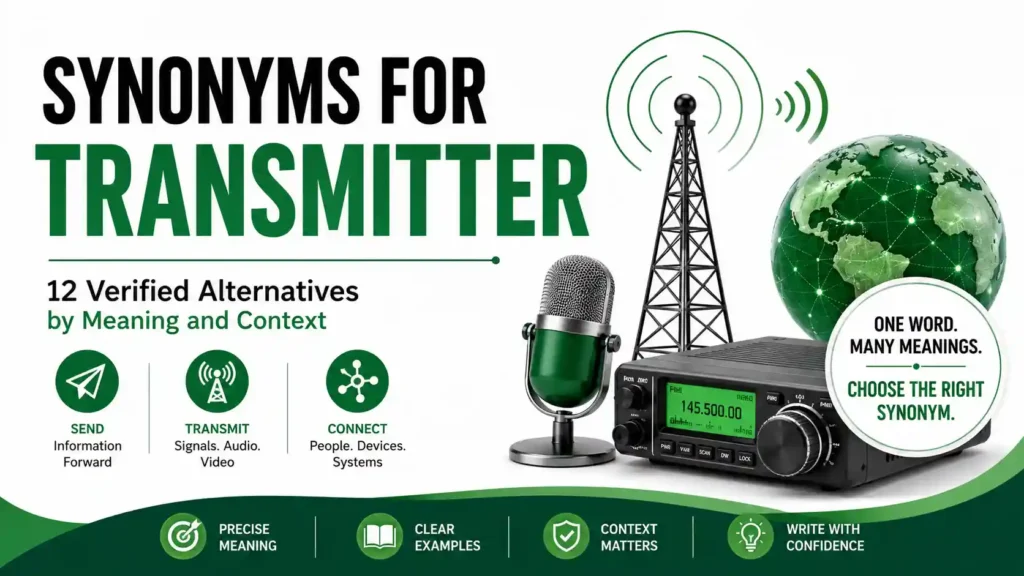 Synonyms for Transmitter