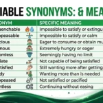 synonyms for insatiable