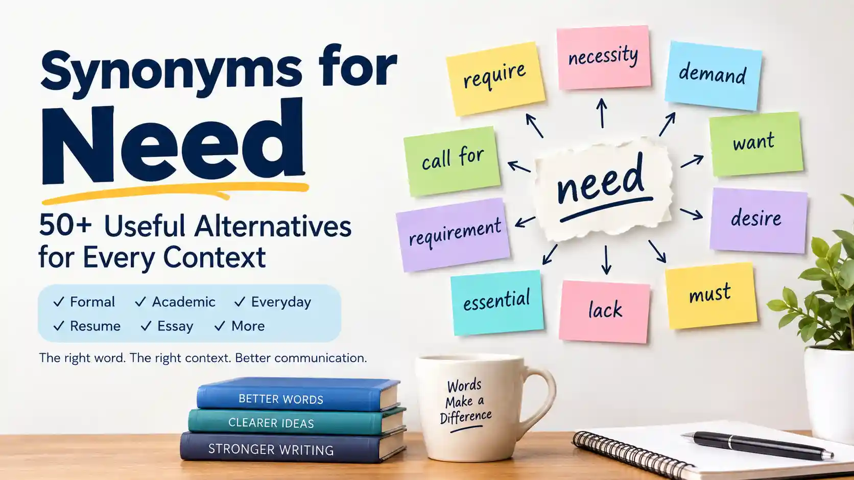 Synonyms for Need