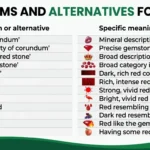 Synonyms for Ruby