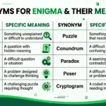 Synonyms for Enigma