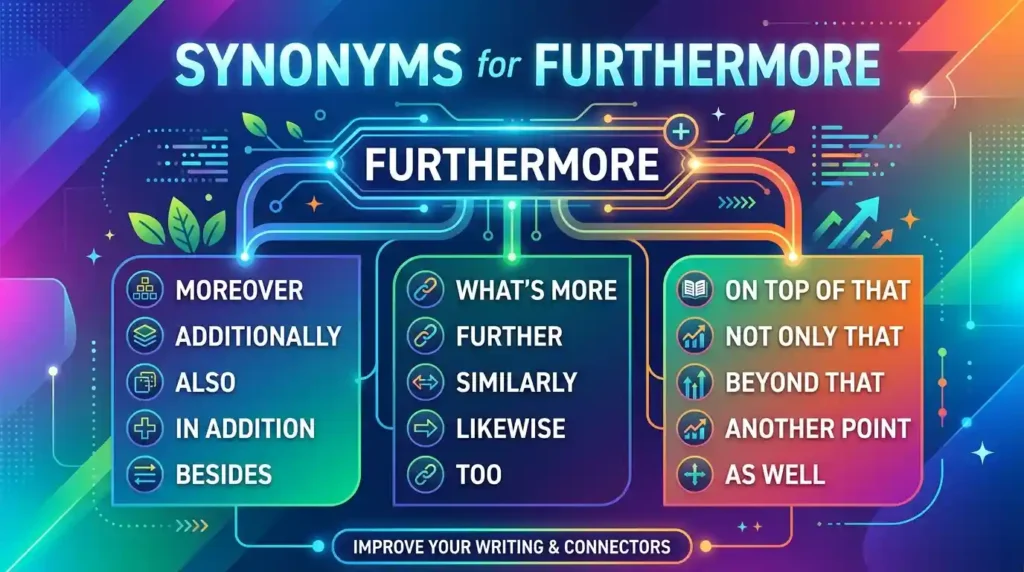 Synonyms for Furthermore