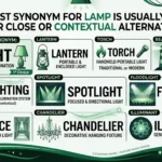 Synonyms for Lamp: 15+ Words, Meanings, Types & Examples