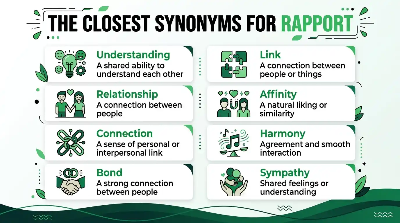 Synonyms for Rapport: 25+ Words, Meanings & Examples