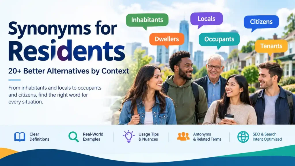 Synonyms for Residents