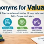 Synonyms for Valuable
