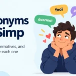 Synonyms for Simp: 30 Words and Their Meanings Meta Description: Explore synonyms for simp, including fool, admirer, people-pleaser, and sycophant. Learn their meanings, differences, examples, and antonyms. Description character count: 138 URL Slug: synonyms-for-simp Author: Qaiser Abbas Synonyms for Simp: 30 Words and Their Meanings Synonym for Simp means a foolish person or someone who shows excessive attention, admiration, or submission toward another person, often because of romantic attraction. The closest alternatives depend on the intended meaning: fool, simpleton, people-pleaser, sycophant, and overly devoted admirer. The word is informal slang and can sound insulting when used to criticize someone's romantic behavior. Choose fool or simpleton when describing someone as foolish, people-pleaser when someone tries too hard to satisfy others, and sycophant when someone flatters another person for approval or personal gain. Fool — a person acting without good judgment. Simpleton — someone considered unintelligent or easily fooled. People-pleaser — someone who prioritizes others' approval. Sycophant — someone who flatters influential people. Overly devoted admirer — someone displaying excessive admiration. Doormat — someone who accepts unfair treatment. Groveler — someone who begs for another's approval. Adulator — someone who expresses excessive admiration. Simp Synonyms and Antonyms: Quick Comparison The table distinguishes close alternatives from words that overlap with only one meaning of simp. No single word captures every meaning of the slang term. Synonym Meaning Best for Fool Person acting without good judgment General foolishness Simpleton Person considered unintelligent The traditional meaning People-pleaser Person eager to satisfy others Approval-seeking behavior Sycophant Person who flatters for advantage Excessive flattery Overly devoted admirer Person showing excessive admiration Romantic or celebrity admiration Doormat Person who tolerates mistreatment Weak personal boundaries Groveler Person who begs for approval Humiliating submission Adulator Person expressing excessive praise Over-the-top admiration Bootlicker Person who flatters authority Servile behavior Brown-noser Person seeking favor through praise Informal criticism Sucker Person easily deceived or exploited Being taken advantage of Lapdog Person who obeys another submissively Dependence or obedience Lackey Person who serves another unquestioningly Subservience Flatterer Person who praises to please Insincere compliments Servile person Person excessively submissive Formal descriptions Submissive admirer Admirer who yields excessively Romantic devotion Lovesick fool Person behaving foolishly in love Romantic situations Hopeless romantic Person who strongly idealizes romance Romantic idealism Admirer Person who likes or respects someone Neutral admiration Devotee Person deeply committed to someone or something Strong admiration Fanboy Enthusiastic male fan Fandom and online culture Fangirl Enthusiastic female fan Fandom and online culture Stan Extremely enthusiastic fan Internet slang Suck-up Person who flatters to gain favor Casual criticism Bootlicker Person who excessively pleases authority Strong criticism Fawning admirer Person who praises excessively Overdone admiration Lapdog admirer Admirer who acts submissively Informal criticism Pushover Person easily persuaded or controlled Weak boundaries Wimp Person perceived as weak Insulting descriptions Simp-like admirer Admirer displaying excessive devotion Informal explanations Fool and simpleton are close synonyms for the traditional meaning of simp as a foolish person. They do not fully capture the modern romantic or internet-slang meaning. The other terms are near-synonyms, not interchangeable replacements. For example, an admirer may express affection without being submissive, while a sycophant usually flatters someone to gain favor. What Does Simp Mean? Simp is an informal American English word used as both a noun and a verb. Its meaning depends on context. What Does Simp Mean as a Noun? As a noun, simp can describe a foolish person or someone perceived as excessively attentive, submissive, or devoted to a romantic interest. Example: His friends jokingly called him a simp because he canceled his plans whenever his crush contacted him. The term often carries a negative tone. However, some people use it humorously to describe their own strong admiration for a partner, celebrity, or fictional character. What Does Simp Mean as a Verb? As a verb, to simp means to show excessive devotion, attention, or admiration toward someone. The verb commonly appears in the construction simp for someone. Expressions such as simps for, simping for, and simped for describe different forms of the same behavior. Example: He openly admitted that he simps for his favorite singer. Simp Word Card Feature Details Word Simp Part of speech Noun and verb US pronunciation /sɪmp/ UK pronunciation /sɪmp/ Register Informal slang Common plural Simps Present participle Simping Simple past Simped Common construction Simp for someone Related word Simpleton What Are the 30 Best Synonyms for Simp? The following alternatives cover foolishness, romantic devotion, excessive flattery, and submissive behavior. Each word has a distinct meaning, so choose the one that fits your intended message. 1. Fool Tier: Exact synonym for the traditional meaning. Meaning: A person who acts without good judgment or behaves unwisely. Tone: Informal and potentially insulting. Example: He felt like a fool after spending all his savings to impress someone he barely knew. 2. Simpleton Tier: Exact synonym for the traditional meaning. Meaning: A person regarded as unintelligent or easily fooled. Tone: Dismissive and old-fashioned. Example: The character was portrayed as a simpleton who believed every promise he heard. 3. People-Pleaser Tier: Near-synonym. Meaning: Someone who tries hard to make others happy or gain their approval. Tone: Neutral to mildly critical. Example: As a people-pleaser, she found it difficult to say no to her friends. 4. Sycophant Tier: Near-synonym. Meaning: Someone who flatters another person to gain an advantage. Tone: Strongly negative. Example: The manager ignored the sycophant's compliments and focused on the team's results. 5. Overly Devoted Admirer Tier: Near-synonym. Meaning: Someone whose admiration becomes excessive or one-sided. Tone: Descriptive and relatively neutral. Example: He acted like an overly devoted admirer, sending messages long after she stopped responding. 6. Doormat Tier: Near-synonym. Meaning: Someone who allows others to mistreat or exploit them. Tone: Critical. Example: Her friends worried that she was becoming a doormat in the relationship. 7. Groveler Tier: Near-synonym. Meaning: Someone who humiliates themselves to obtain forgiveness or approval. Tone: Harsh and disapproving. Example: He refused to become a groveler just to keep the friendship alive. 8. Adulator Tier: Near-synonym. Meaning: Someone who gives excessive praise or admiration. Tone: Formal and often critical. Example: The celebrity surrounded himself with adulators who praised everything he did. 9. Bootlicker Tier: Near-synonym. Meaning: Someone who acts submissively toward a powerful person. Tone: Insulting. Example: His coworkers called him a bootlicker because he agreed with every executive decision. 10. Brown-Noser Tier: Near-synonym. Meaning: Someone who flatters another person to gain approval or favor. Tone: Informal and insulting. Example: Nobody trusted the brown-noser who praised the boss but criticized the team privately. 11. Sucker Tier: Near-synonym. Meaning: Someone who is easily deceived or persuaded into an unfavorable situation. Tone: Informal and critical. Example: He felt like a sucker after repeatedly paying for dates that never happened. 12. Lapdog Tier: Near-synonym. Meaning: A person who follows another's wishes without much independence. Tone: Disapproving. Example: The group leader treated his most loyal follower like a lapdog. 13. Lackey Tier: Near-synonym. Meaning: Someone who performs tasks for another person in a servile way. Tone: Negative. Example: The politician relied on a lackey who agreed with every proposal. 14. Flatterer Tier: Near-synonym. Meaning: Someone who praises another person, sometimes insincerely. Tone: Neutral to negative. Example: The flatterer complimented every outfit his date wore, even when the praise sounded forced. 15. Servile Person Tier: Near-synonym. Meaning: Someone who behaves with excessive obedience or submission. Tone: Formal and critical. Example: The novel describes a servile person who never challenges the people in power. 16. Submissive Admirer Tier: Near-synonym. Meaning: Someone who shows admiration while yielding too readily to another person. Tone: Descriptive. Example: He became a submissive admirer who agreed with every opinion his crush expressed. 17. Lovesick Fool Tier: Near-synonym. Meaning: Someone whose romantic feelings lead to foolish decisions. Tone: Playful or insulting. Example: His sister called him a lovesick fool after he traveled across the state for a brief conversation. 18. Hopeless Romantic Tier: Near-synonym. Meaning: Someone who strongly believes in idealized love and romance. Tone: Usually affectionate or neutral. Example: As a hopeless romantic, he planned elaborate anniversaries and treasured handwritten notes. 19. Admirer Tier: Near-synonym. Meaning: Someone who likes, respects, or appreciates another person. Tone: Neutral or positive. Example: The singer thanked an admirer who had supported her music for years. 20. Devotee Tier: Near-synonym. Meaning: Someone who feels strong commitment or admiration toward a person, activity, or idea. Tone: Neutral or positive. Example: He was a devoted fan and a longtime devotee of the band's music. 21. Fanboy Tier: Near-synonym. Meaning: A male fan who shows intense enthusiasm for a person or subject. Tone: Informal and sometimes teasing. Example: He turned into a fanboy when his favorite actor appeared at the event. 22. Fangirl Tier: Near-synonym. Meaning: A female fan who displays intense excitement or admiration. Tone: Informal and often playful. Example: She began to fangirl when the singer replied to her comment. 23. Stan Tier: Near-synonym. Meaning: An extremely enthusiastic fan who strongly supports a celebrity or public figure. Tone: Internet slang; positive, playful, or critical depending on context. Example: I stan that artist because her music always lifts my mood. 24. Suck-Up Tier: Near-synonym. Meaning: Someone who tries to gain favor through excessive agreement or flattery. Tone: Informal and negative. Example: He sounded like a suck-up when he praised every suggestion the teacher made. 25. Fawning Admirer Tier: Near-synonym. Meaning: Someone who shows exaggerated praise or attention. Tone: Critical. Example: The actor smiled politely at the fawning admirer who praised every film he had made. 26. Pushover Tier: Near-synonym. Meaning: Someone who is easily persuaded, pressured, or controlled. Tone: Informal and critical. Example: He was not a pushover and refused to lend money he could not afford to lose. 27. Wimp Tier: Near-synonym. Meaning: Someone perceived as lacking courage or toughness. Tone: Insulting. Example: His brother called him a wimp for refusing to join the dangerous challenge. 28. Lapdog Admirer Tier: Near-synonym. Meaning: An admirer who behaves with excessive obedience or dependence. Tone: Strongly negative. Example: The commentator criticized the fan as a lapdog admirer who defended every mistake. 29. Bootlicker Tier: Near-synonym. Meaning: Someone who excessively pleases a person with power. Tone: Harsh and insulting. Example: She called him a bootlicker after he defended the supervisor's unfair policy. 30. Simp-Like Admirer Tier: Near-synonym. Meaning: Someone who displays the excessive attention associated with the slang term. Tone: Informal and descriptive. Example: His constant messages made him seem like a simp-like admirer rather than a relaxed friend. Usage note: Some entries overlap in meaning. Bootlicker appears twice because its relevance depends on whether the context concerns authority or excessive admiration. For a more concise article, keep one entry and replace the duplicate with suck-up. What Is the Best Synonym for Simp in Different Situations? The best synonym depends on what you want to communicate. A person can be affectionate without being foolish, submissive, or manipulative. Situation Best alternative Why it fits Someone makes foolish romantic decisions Lovesick fool Emphasizes poor judgment in love Someone constantly seeks approval People-pleaser Focuses on pleasing others Someone flatters a powerful person Sycophant Emphasizes praise for personal gain Someone accepts unfair treatment Doormat Highlights weak personal boundaries Someone admires a celebrity intensely Stan or devoted fan Focuses on enthusiastic fandom Someone praises another excessively Adulator Emphasizes exaggerated admiration Someone is easily deceived Sucker Highlights vulnerability to exploitation Someone behaves submissively Servile person Describes excessive obedience Someone is foolish or unintelligent Fool or simpleton Matches the traditional meaning Someone genuinely loves a partner Admirer or devoted partner Avoids an unnecessarily insulting label What Is Another Word for Simp in a Relationship? In a romantic relationship, people-pleaser, doormat, lovesick fool, and overly devoted admirer may work, depending on the behavior. Use people-pleaser when someone struggles to disappoint a partner. Choose doormat when they tolerate repeated mistreatment. Use lovesick fool when romantic feelings cloud their judgment. A person who simply shows love, communicates honestly, or supports a partner does not automatically fit any of these descriptions. What Is a Slang Synonym for Simp? Common informal alternatives include sucker, suck-up, brown-noser, stan, and fanboy. Each term has a different emphasis. Stan usually describes an enthusiastic fan, while suck-up suggests someone seeking approval. Sucker implies that a person is easily fooled or exploited. None is an exact substitute in every context. What Are the Meanings and Spelling Variants of Simp? The word simp has two main senses, along with related forms used in everyday speech. 1. Simp as a Foolish Person In its traditional sense, simp is a shortened form of simpleton. It refers to someone regarded as foolish, silly, or lacking good judgment. Example: He felt like a simp after believing an obviously false excuse. In this sense, fool and simpleton are the closest alternatives. 2. Simp as an Overly Devoted Admirer In contemporary slang, simp describes someone perceived as excessively attentive, submissive, or devoted to a person they admire, often a romantic interest. Example: His friends teased him for acting like a simp whenever his crush entered the room. This sense can be insulting, but some people use it humorously or affectionately. 3. Simp as a Verb As a verb, simp describes the act of showing excessive admiration or devotion. Example: She joked that she would always simp for her favorite fictional character. The verb commonly takes for after it, as in simp for a celebrity. What Are the Word Forms of Simp? Form Usage Example Simp Singular noun or base verb He is a simp. Simps Plural noun or third-person verb He simps for that singer. Simping Present participle or gerund Simping over celebrities is common in online jokes. Simped Simple past or past participle He simped for the actor long before the show became popular. Simpleton Related historical word The character was portrayed as a simpleton. Spelling variants: Simp, simps, simping, and simped are standard forms of the same word. No separate accepted spelling variant was verified. Capitalizing SIMP does not create a different standard spelling. Claims that the word is an acronym should be treated cautiously because the documented connection to simpleton predates modern internet slang. What Are the Five Most Common Collocations with Simp? Collocations are words that frequently appear together. These combinations help readers understand how simp is used in casual English. Collocation Meaning Example Simp for someone Show excessive admiration or devotion He continues to simp for his favorite actor. Simp behavior Conduct perceived as excessively devoted His friends joked about his simp behavior. Simp culture Online discussions and jokes about simping The video explored simp culture on social media. Simping over someone Showing strong admiration for someone She admitted to simping over the fictional hero. Call someone a simp Label someone as excessively devoted They called him a simp for bringing his partner flowers. These expressions are informal. Their tone may be playful, affectionate, critical, or insulting, depending on the speaker and situation. What Words Are Commonly Confused With Simp? Several related terms overlap with simp, but their meanings are different. Simp vs. People-Pleaser A simp is often portrayed as excessively devoted to a romantic interest. A people-pleaser tries to satisfy other people generally, not only romantic interests. Example: She was a people-pleaser at work because she rarely refused extra tasks. Simp vs. Sycophant A simp is associated with excessive admiration or romantic attention. A sycophant flatters someone to gain favor or an advantage. Example: The sycophant praised the director's decisions to secure a promotion. Simp vs. Doormat A simp may show excessive devotion, while a doormat allows other people to mistreat or exploit them. Example: He became a doormat when he repeatedly accepted disrespect from his friends. Simp vs. Stan A simp may be criticized for excessive romantic devotion. A stan is an extremely enthusiastic fan of a celebrity or public figure. Example: She is a stan of the singer because she follows every new release. Simp vs. Fool A fool makes an unwise decision or behaves without good judgment. A simp may be criticized for excessive attention toward someone they admire. Example: He felt like a fool for ignoring the warning signs in the relationship. When Should You Avoid Using the Word Simp? Although simp is common in internet slang, it does not fit every situation. Avoid using it to describe ordinary kindness. Buying flowers, listening carefully, or supporting a partner does not automatically mean someone is excessively devoted. Avoid it in formal writing. Words such as overly submissive, excessively devoted, or approval-seeking communicate more precise meanings. Avoid using it as a substitute for a diagnosis. The word is slang, not a psychological or clinical category. Avoid using it to shame healthy relationships. Respect, affection, and emotional openness are not inherently signs of weakness. Avoid using it when the meaning is unclear. If you mean that someone flatters others for personal gain, sycophant is more precise. If you mean that someone accepts mistreatment, doormat may fit better. Choosing a more specific term makes your writing clearer and reduces the risk of insulting someone unnecessarily. What Are the Best Synonyms for Simp? The best synonyms for simp depend on the behavior you want to describe. Common alternatives include fool, simpleton, people-pleaser, doormat, sycophant, and overly devoted admirer. Some describe foolish decisions, while others refer to excessive admiration, submission, or a desire for approval. For example, fool works when someone makes an unwise decision, while people-pleaser describes someone who struggles to say no. Use sycophant when someone flatters another person to gain an advantage. For romantic situations, overly devoted admirer offers a more neutral alternative. What Are Some Simp Synonyms? Simp synonyms include words that describe foolishness, excessive devotion, or submissive behavior. The most suitable choice depends on the context. Synonym Meaning Best Context Fool Someone who acts unwisely Poor judgment Simpleton Someone considered unintelligent Traditional meaning People-pleaser Someone who seeks others' approval Approval-seeking Doormat Someone who tolerates mistreatment Unhealthy relationships Sycophant Someone who flatters for personal gain Workplace or social settings Sucker Someone easily deceived or exploited Being taken advantage of Lovesick fool Someone whose romantic feelings cloud judgment Romantic situations Overly devoted admirer Someone who shows excessive admiration Romantic or celebrity admiration Pushover Someone easily persuaded or controlled Personal boundaries Admirer Someone who appreciates another person Neutral or positive contexts These words are not exact replacements in every sentence. Choose the synonym that reflects the person's actual behavior rather than using simp as a general insult. What Are Some Synonyms for Simp Slang? Common slang alternatives for simp include suck-up, sucker, brown-noser, stan, fanboy, and lovesick fool. These expressions vary in tone and meaning. Suck-up: Someone who flatters others to gain favor. Sucker: Someone who is easily fooled or exploited. Brown-noser: Someone who seeks approval through excessive praise. Stan: An extremely enthusiastic fan. Fanboy: A male fan who shows intense enthusiasm. Lovesick fool: Someone who acts foolishly because of romantic feelings. For example, someone who constantly praises a manager to get promoted might be called a suck-up. Someone who spends excessive time admiring a celebrity might be described as a stan. Neither term is an exact synonym for simp, so the context matters. What Is Another Word for Simp? Another word for simp could be fool, people-pleaser, doormat, or overly devoted admirer. The right choice depends on whether you mean foolish behavior, excessive romantic attention, or a lack of personal boundaries. Consider these examples: Fool: He felt like a fool for ignoring the obvious warning signs. People-pleaser: She agreed to everything because she wanted everyone to like her. Doormat: He accepted repeated disrespect instead of setting boundaries. Overly devoted admirer: He sent constant messages to someone who rarely replied. For neutral writing, overly devoted admirer is often more appropriate than simp. It communicates excessive admiration without automatically insulting the person. What Is a Simp Synonym in Slang? A simp synonym in slang is an informal expression describing someone who shows excessive devotion, seeks approval, or behaves foolishly to impress another person. Depending on the situation, alternatives include suck-up, sucker, simp-like admirer, and lovesick fool. However, these expressions have different meanings. A suck-up tries to gain favor through flattery, while a lovesick fool makes unwise decisions because of romantic feelings. Example: His friends teased him as a lovesick fool because he kept canceling his plans to see his crush. When choosing slang, consider your audience. These expressions can sound humorous among friends but insulting when directed at someone in a serious conversation. What Is a Female Simp Synonym? A female equivalent of simp does not require a separate word. The word simp can describe a person of any gender. However, if you want a phrase that specifically describes a woman who shows excessive romantic attention, several alternatives may fit. Term Meaning Tone Lovesick fool A woman whose romantic feelings cloud her judgment Playful or critical People-pleaser A woman who tries too hard to satisfy others Neutral or critical Overly devoted admirer A woman who shows excessive admiration Descriptive Doormat A woman who tolerates repeated mistreatment Negative Fangirl A female fan who displays intense enthusiasm Informal Hopeless romantic A woman who strongly idealizes romance Usually affectionate Sucker Someone who is easily deceived or exploited Informal and critical Sycophant Someone who flatters others to gain favor Negative Example: She was a hopeless romantic who planned elaborate surprises for her partner. A fangirl is not automatically a female simp. The word usually describes an enthusiastic female fan, while simp often implies excessive devotion or submission. Likewise, a woman who expresses affection or treats her partner kindly should not automatically be labeled a simp. What Is the Difference Between a Female Simp and a Male Simp? The basic meaning of simp does not change with gender. Both terms describe someone perceived as excessively attentive, submissive, or devoted to a person they admire. The expressions female simp and male simp simply identify the person's gender. They do not represent different dictionary meanings. For example, a woman who constantly seeks a romantic interest's approval might be called a female simp, while a man displaying similar behavior might be called a male simp. In both cases, more precise terms such as people-pleaser or overly devoted admirer may communicate the behavior more clearly. What Is a Polite Alternative to Female Simp? Polite alternatives include admirer, devoted partner, romantic idealist, and enthusiastic fan. These expressions are useful when you want to describe a woman's feelings without suggesting that she is foolish or weak. Choose devoted partner when she supports someone in a healthy relationship. Use romantic idealist when she strongly believes in romantic love. Choose enthusiastic fan when her admiration concerns a celebrity or public figure. These alternatives avoid treating ordinary affection, generosity, or admiration as a character flaw. What Are the Antonyms of Simp? There is no single direct antonym for every meaning of simp. The best opposite depends on whether you mean foolishness, excessive devotion, or submissive behavior. Antonym Meaning Example Independent Able to make decisions without excessive reliance on others She remained independent in her relationship. Self-assured Confident in one's own judgment He was self-assured enough to express his opinion. Assertive Able to communicate needs and boundaries She was assertive when discussing personal limits. Discerning Able to judge situations carefully He was discerning when choosing whom to trust. Unimpressed Not strongly affected by admiration or praise She remained unimpressed by the celebrity's status. Indifferent Showing little interest or concern He was indifferent to the online argument. Skeptical Inclined to question claims or motives She was skeptical of the stranger's promises. Self-reliant Able to manage without excessive dependence He became more self-reliant after moving away. These words are contextual opposites, not exact antonyms. For example, indifferent can oppose excessive admiration, but it does not necessarily mean someone is wise or independent. What Is the Origin of the Word Simp? The older noun simp dates to the early 1900s and is a shortened form of simpleton. That historical sense refers to a foolish or unintelligent person. The modern slang meaning is associated with hip-hop culture and later internet usage. Its precise development is not fully established, so claims about a definitive acronym origin should not be presented as proven fact. Frequently Asked Questions About Synonyms for Simp Note: These FAQ questions are based on common related search intents, not verified People Also Ask results. What Is the Closest Synonym for Simp? The closest synonym depends on the meaning. Fool and simpleton match the traditional meaning of a foolish person. For the modern slang meaning, overly devoted admirer, people-pleaser, and doormat may fit particular situations, although each emphasizes a different behavior. What Is a Polite Word for Simp? A polite alternative to simp is admirer, devoted partner, or enthusiastic fan. These expressions describe affection or admiration without automatically suggesting foolishness or weakness. Choose devoted partner for a romantic relationship and enthusiastic fan for admiration of a celebrity or public figure. What Is a Slang Word for Someone Who Tries Too Hard in Love? Informal alternatives include lovesick fool, sucker, and simp. Each carries a different tone. Lovesick fool suggests poor judgment caused by romantic feelings, while sucker emphasizes being exploited. Simp usually suggests excessive attention or devotion and can sound insulting. Is People-Pleaser a Synonym for Simp? People-pleaser is a near-synonym, not an exact synonym. A people-pleaser tries to keep others happy or avoid disappointing them. A simp, in modern slang, is often described as someone who gives excessive attention or devotion to a person they admire, especially a romantic interest. What Is the Difference Between Simp and Sycophant? A simp is often associated with excessive romantic attention or admiration. A sycophant flatters another person to gain approval, influence, or personal advantage. Someone may be a sycophant without having romantic feelings, so the terms are not interchangeable. What Is the Opposite of Simp? There is no universal opposite of simp. Depending on the context, independent, assertive, self-assured, or discerning may express the opposite behavior. These terms describe confidence, sound judgment, or healthy boundaries rather than excessive devotion or submission. Is Simp a Noun or a Verb? Simp can be both a noun and a verb. As a noun, it labels someone perceived as foolish or excessively devoted. As a verb, it describes the act of showing excessive attention or admiration, often in the expression simp for someone. Conclusion The best synonyms for simp include fool, simpleton, people-pleaser, sycophant, and overly devoted admirer, depending on the intended meaning. Choose a word that accurately describes the behavior rather than treating kindness or affection as weakness. For clear and respectful communication, use more specific alternatives whenever the slang term could confuse or offend your audience.