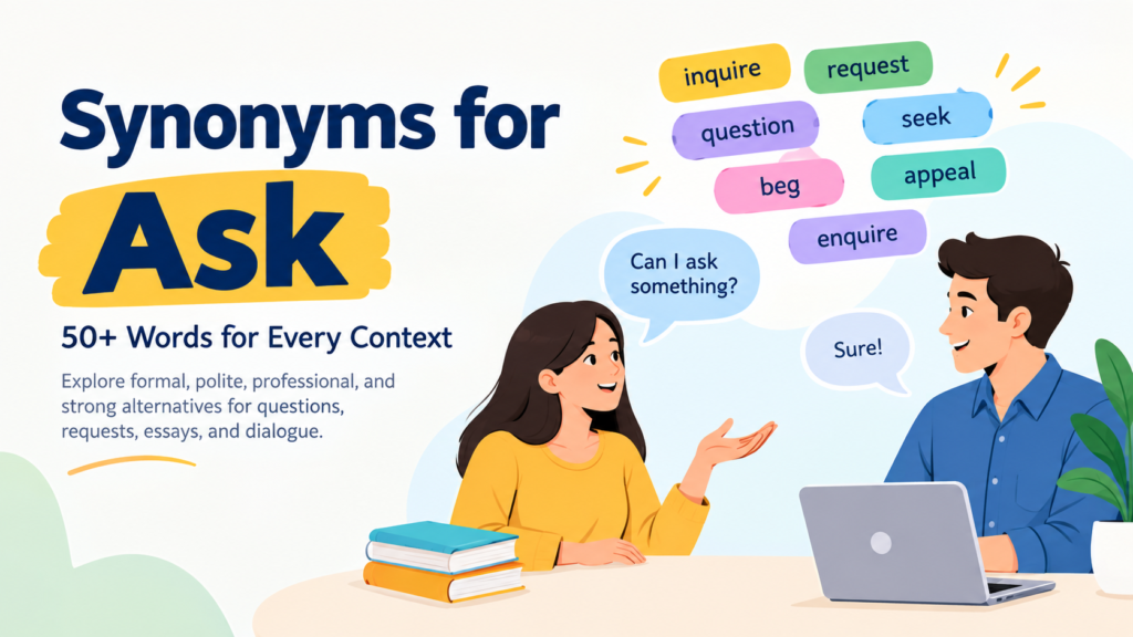 ask synonyms