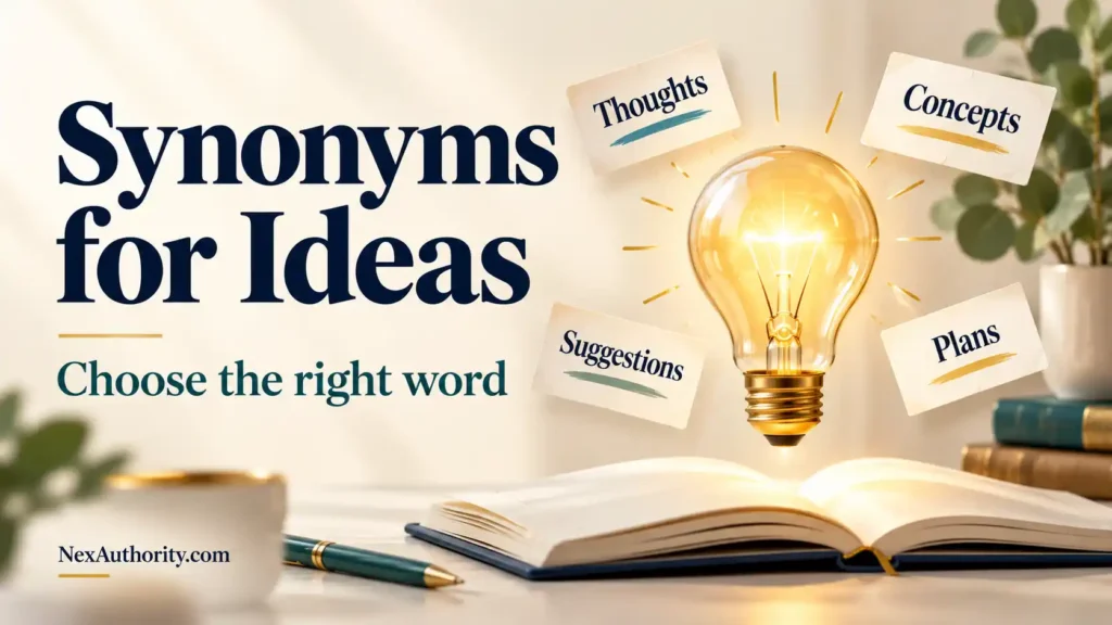 Synonyms for Ideas